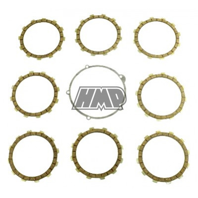 Discos embraiagem GAS GAS EC 200 / 250 / 300 / 400 / 450 / MC / MX / SIX DAYS / SM / RACING / FSE + junta embraiagem - ATHENA